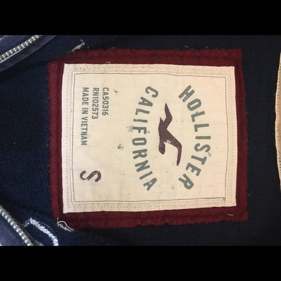 HOLLISTER full zip sweater cardigan Sz. S - Picture 2 of 2